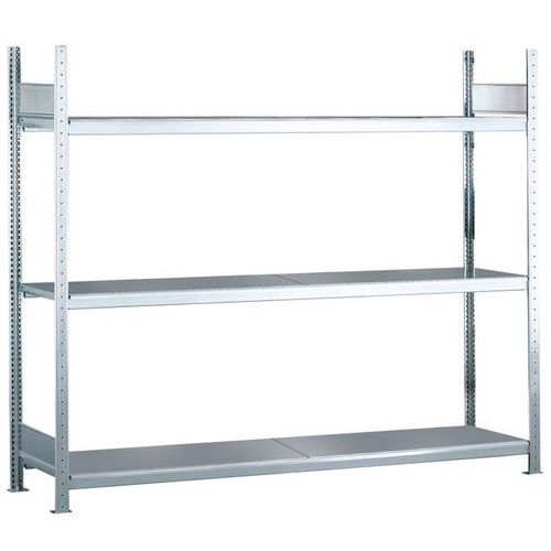 Extrabreites Regal Easy-Fix Plus - Galvanisierter Fachboden - Schulte