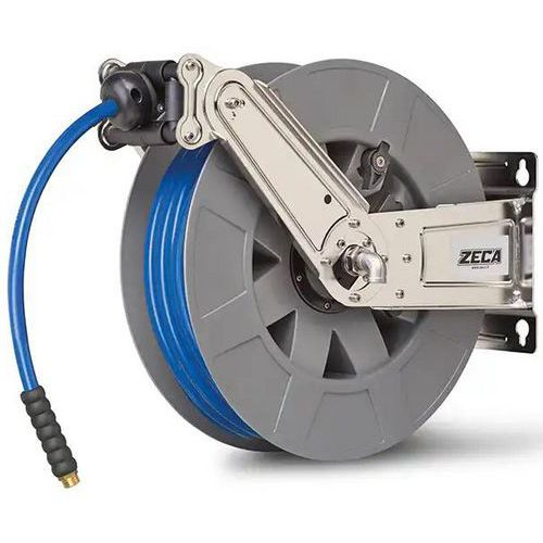 Wasserschlauchabroller aus Edelstahl, Hochdruck - Zeca