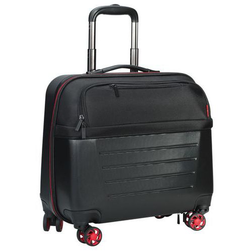 Multifunktionaler Trolley-Pilotenkoffer mit 4 Rollen und ABS-Gehäuse - Sign