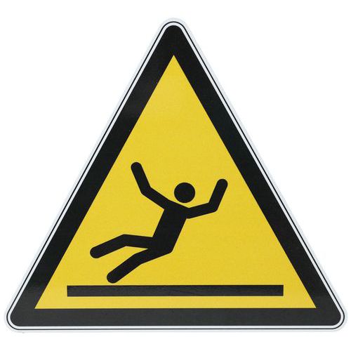 Warnschild - Rutschige Oberfläche - Aluminium - 200 mm