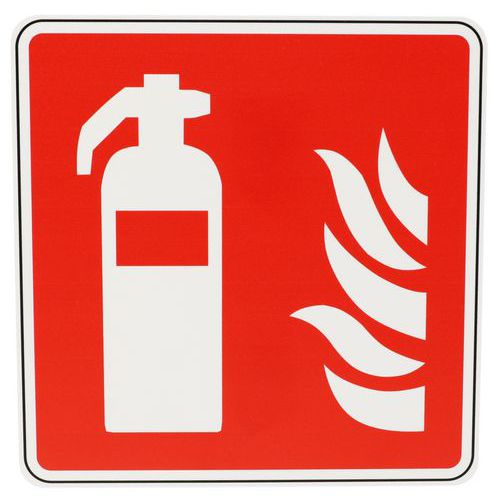 Brandschutzschild, Brandmelder, PVC - Manutan Expert