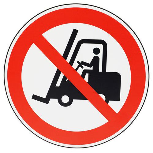 Schild „Für Flurförderzeuge verboten“, PVC - Manutan Expert