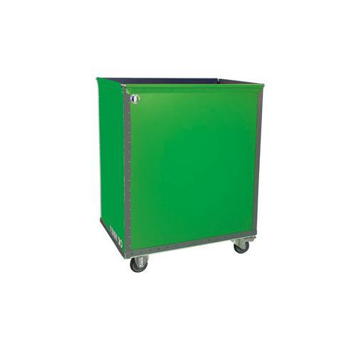 Wagen mit höhenverstellbarem Boden aus Polypropylen, 650 x 450 mm - 50 kg - FIMM