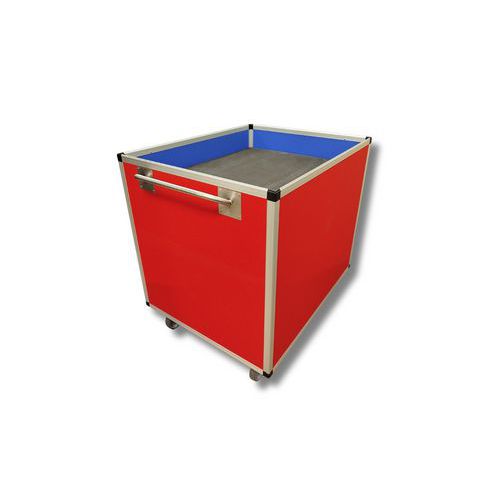 Wagen mit höhenverstellbarem Boden Beeplast, 850 x 650 mm - 50 kg - FIMM