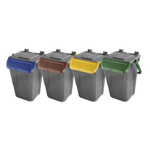 Recycling-Abfallbehälter Kunststoff 35 L - Mobil Plastic