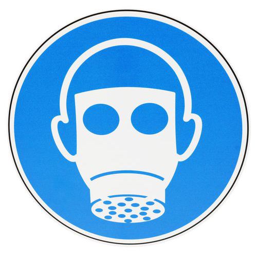 Schild „Atemwegschutz benutzen“, PVC - Manutan Expert