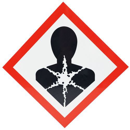 Schild CLP - Gesundheitsgefahr - Aluminium - 300 x 300 mm