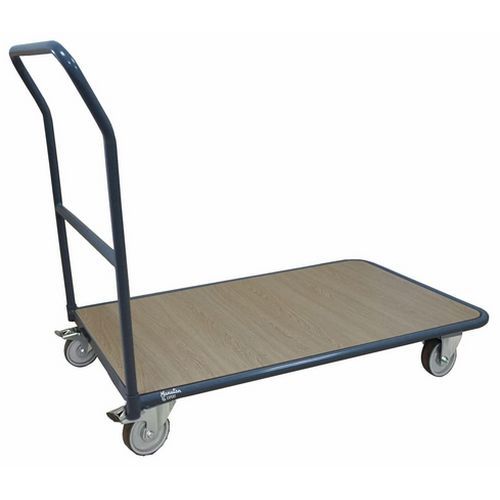 Stahlwagen mit festem Bügel - Tragkraft 250 kg - Manutan Expert