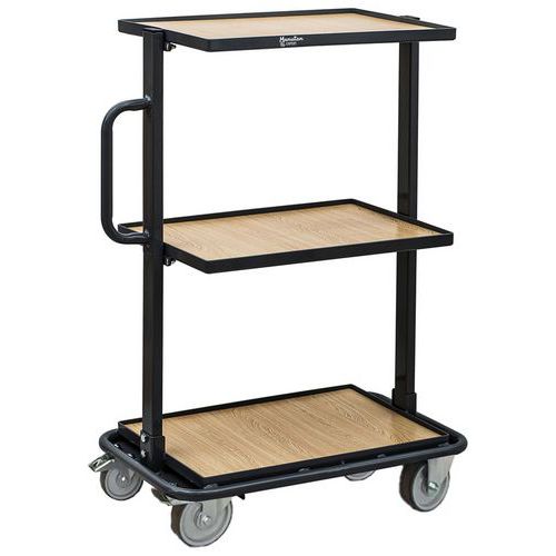 Stahlwagen für Behälter - Tragkraft 200 kg - Manutan Expert