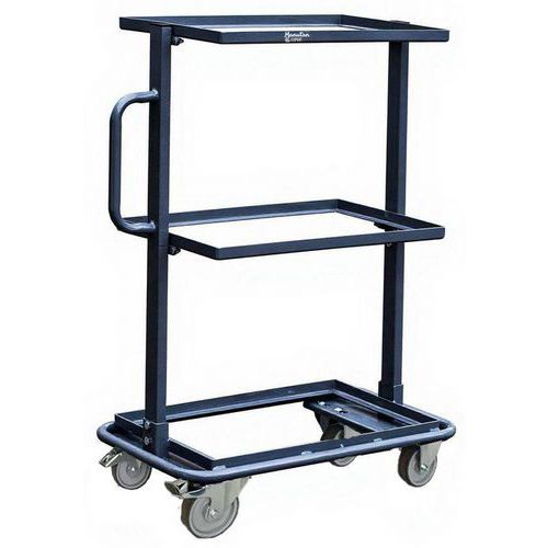 Stahlwagen 200 kg - Für Euronorm-Behälter - Manutan Expert