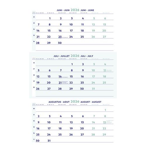 Kalender 2026 3 Monate