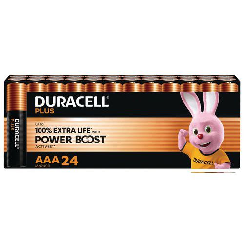 Alkali-Batterie AAA Plus Powerboost - 24 Stück - Duracell