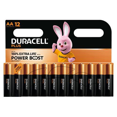 Alkali-Batterie AA Plus Powerboost - 12 Stück - Duracell