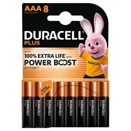 Alkali-Batterie AAA Plus Powerboost - 8 Stück - Duracell