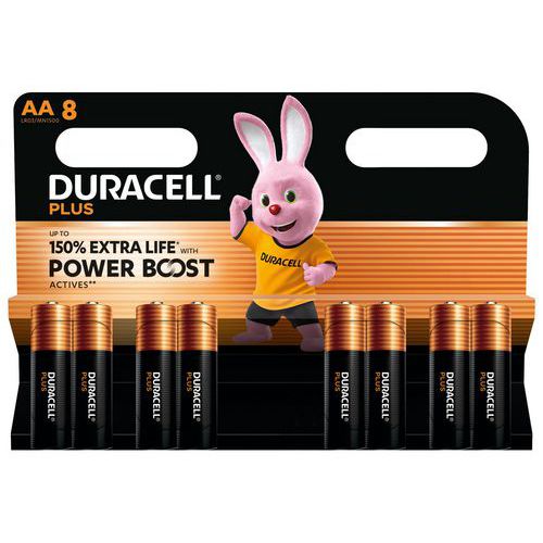 Alkali-Batterie AA Plus Powerboost - 8 Stück - Duracell