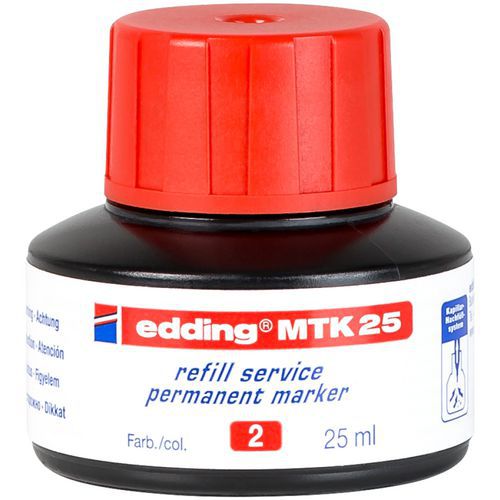 Tintennachfüllpackung, Permanentmarker Edding MTK 25