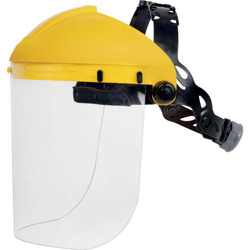 Visierhalter aus farblosem Polycarbonat - Delta Plus