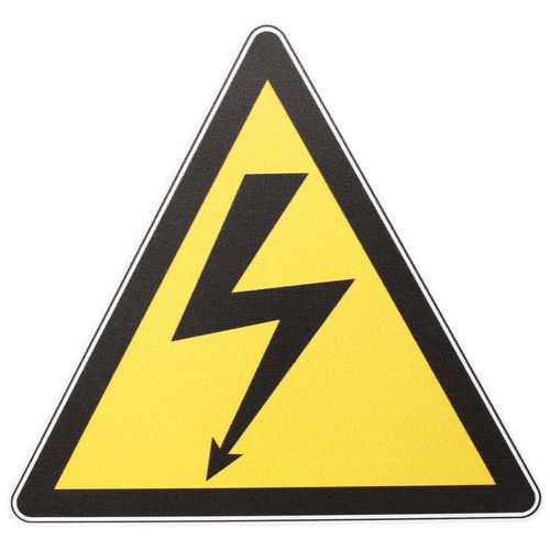 Warnschild - Elektrische Spannung - PVC - Manutan Expert