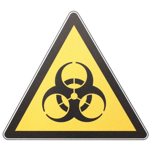Warnschild - Vorsicht Biogefährdung - PVC - Manutan Expert
