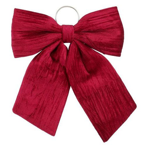 Bordeauxfarbenes Band - 32 x 40 x 3 cm