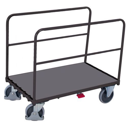 Wagen mit 2 Rohr-Seitenwandteilen - Tragkraft 500 kg