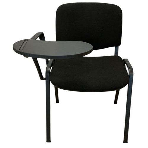Aufbereiteter Stuhl - Mit Klemmbrett - Schwarz