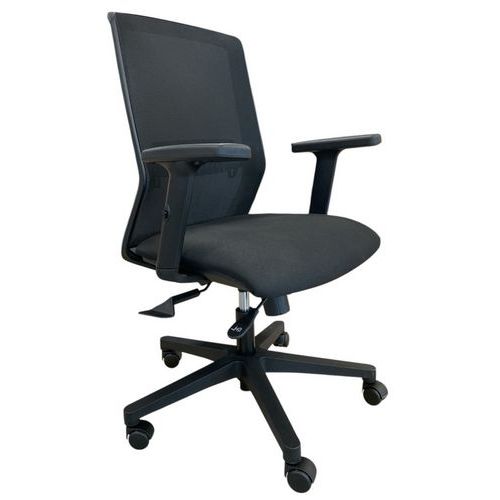Bürostuhl - Ergonomische Einstellungen - Schwarz