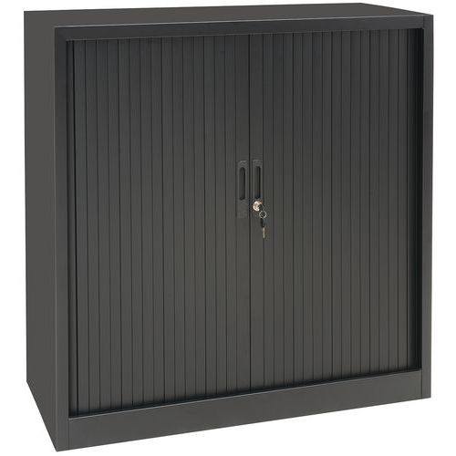 Niedriger Rollladenschrank, einfarbig - Manutan Expert Orel