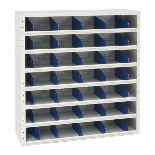 Niedriger Schrank mit Fächern - Tiefe 30 cm