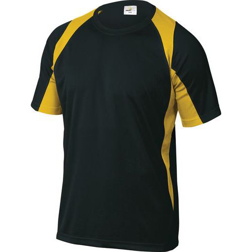 Arbeits-T-Shirt Bali - Schwarz/Gelb