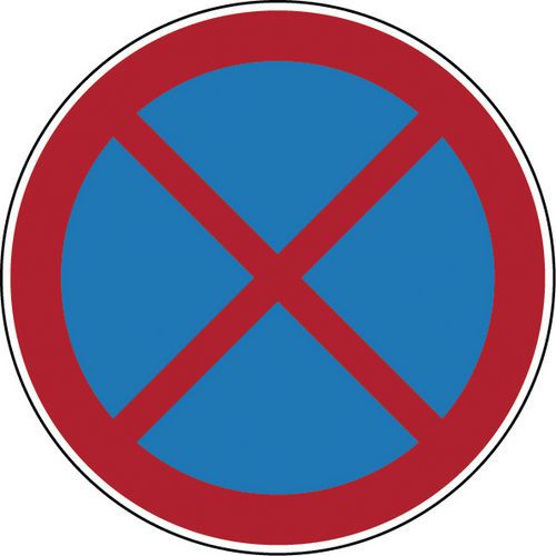 Verbotsschild - „Halte- und Parkverbot“ - starr