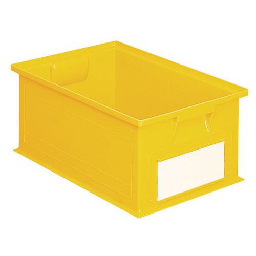 Stapelbarer Behälter - Gelb - Länge 200 bis 630 mm - 3,6 bis 85 L
