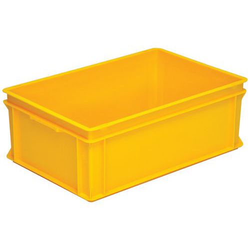 Stapelbarer Euronorm-Behälter gelb RAKO - 10 bis 42 L