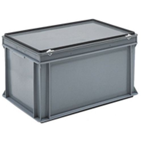 Behälter mit Deckel RAKO grau - 600x400 mm - 30 bis 90 L