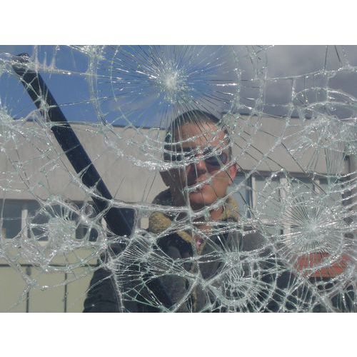 Schutzfolie für Glasflächen unter 3 m² - Rolle mit 10 Metern