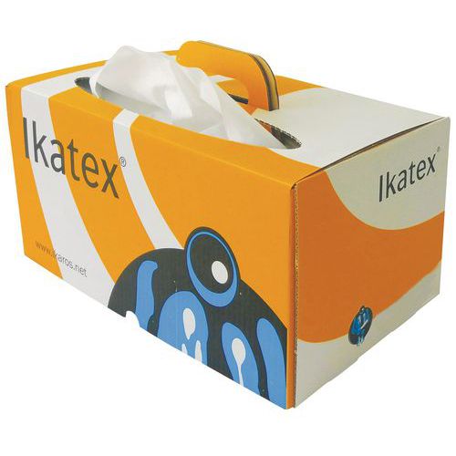 Vliestuch - Spenderbox mit Einzelblattausgabe - 200 Blätter Ikatex