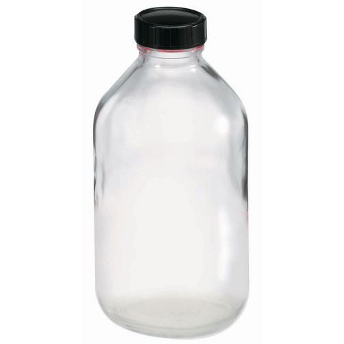 Glasflasche mit Originalitätsverschluss - 125 bis 1000 ml