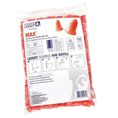 Nachfüllpackung Ohrstöpsel Max für Spender LS400 - Honeywell