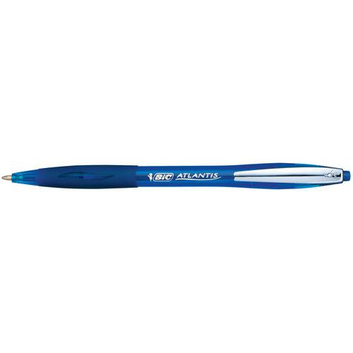 Einziehbarer und nachfüllbarer Kugelschreiber BIC Atlantis Soft
