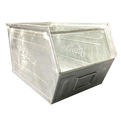 Ablagebox aus Metall - verzinktes Modell - Länge 500 bis 700 mm