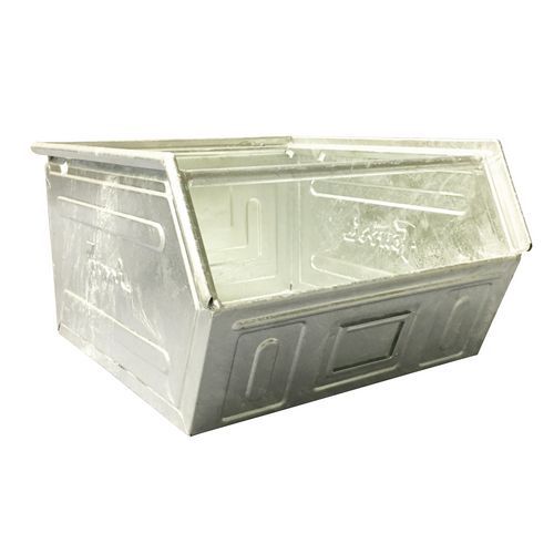 Ablagebox aus Metall - verzinktes Modell - Länge 500 bis 700 mm