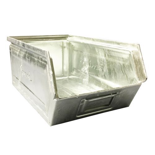 Ablagebox aus Metall - verzinktes Modell - Länge 160 bis 350 mm