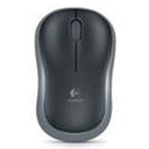 Logitech Wireless Notebook Mouse M185 - Maus - drahtlos - USB - kabelloser Empfänger (USB) - Grau (910-002238)