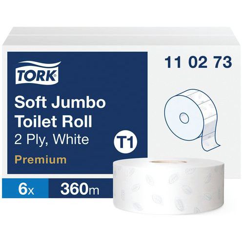 Toilettenpapier Mini und Maxi Jumbo Tork Premium