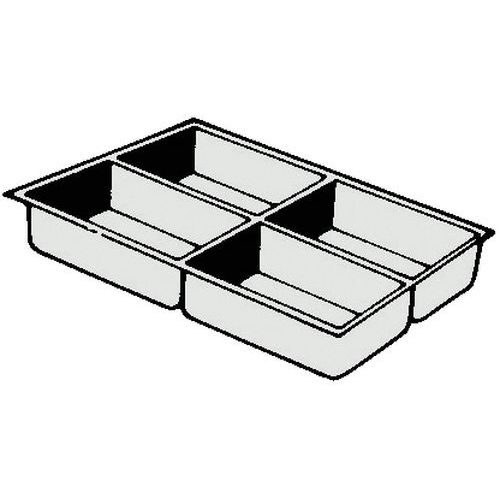 Ordnungskasten für Schubladen - 3 cm  - Clen