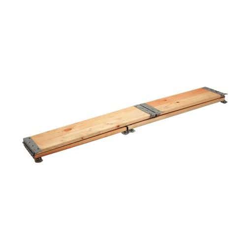 Palettenerhöhung aus Holz ISPM 15 - Klappbar - 1200 x 800 mm - Manutan Expert