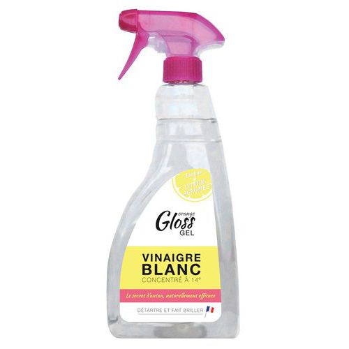 Gloss, weißes Essiggel - Spray 750 ml