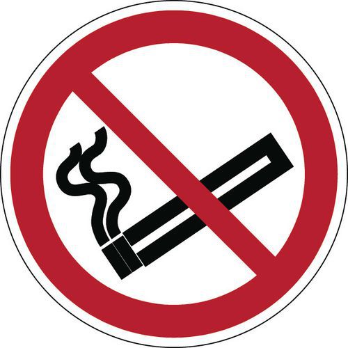 Verbotsschild, rund - Rauchen verboten ­ steif