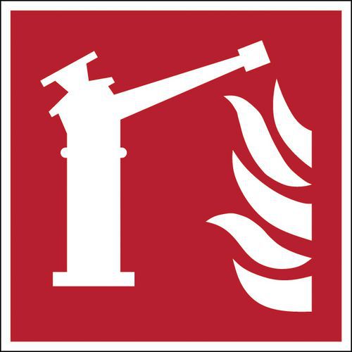 Brandschutzschild - Feuerlöschmonitor - steif