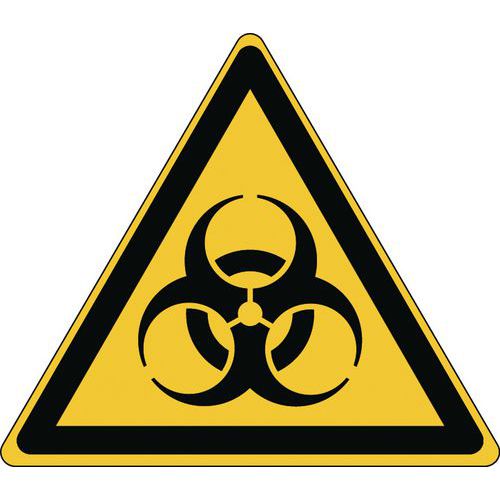 Warnschild - Vorsicht Biogefährdung - Schild